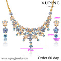 S-7 Xuping 2016 Latest Design Popular Fashion African Beads Jewelry Set